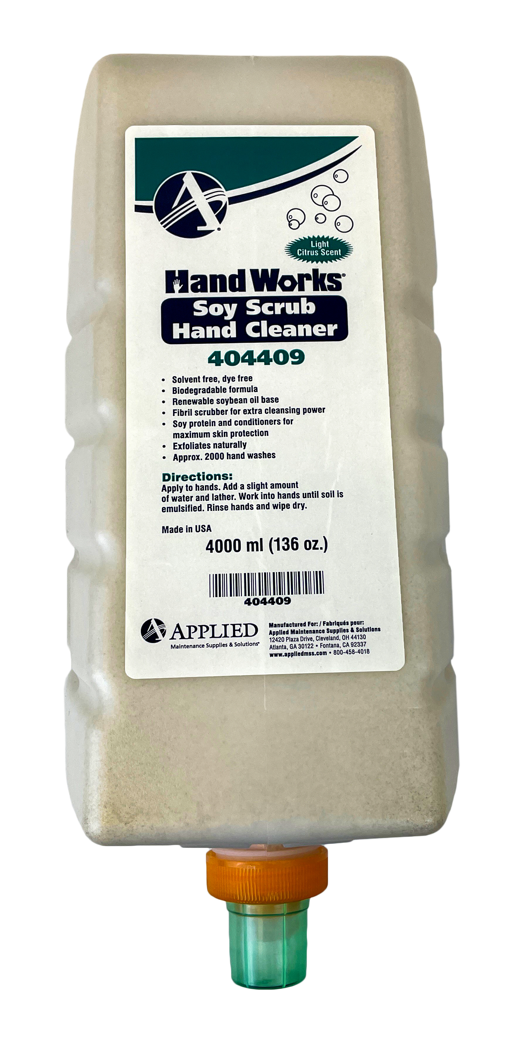 HandWorks SoyScrub Hand Cleaner